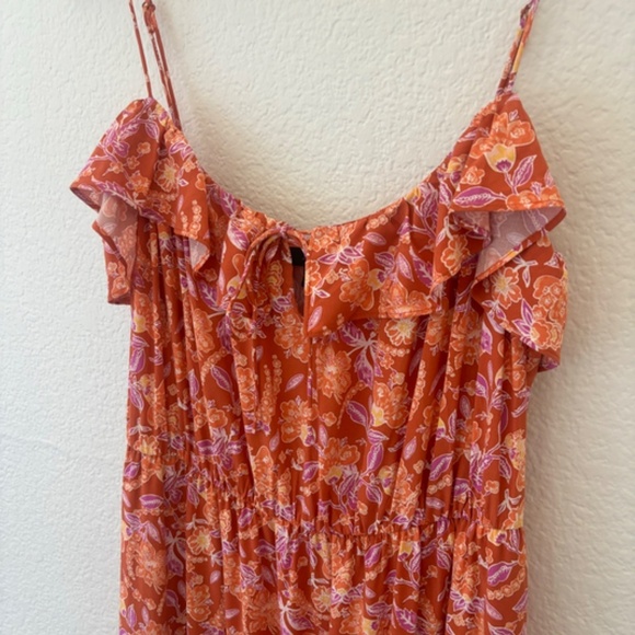 J. Crew tiered maxi dress in painted block print Size Medium - Picture 4 of 13